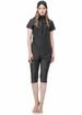 Conservative Short-Sleeved Patchwork Swimwear for Muslim Women Cross-Border Wholesale Beachwear Sun Protection Sexy Vacation Style_ecoleips.com