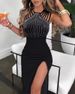 Verve Women's Fashion 2025 Rhinestone Split Bodycon Nightclub Evening Party Dress_ecoleips.com