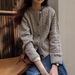 Women's Chunky Knit Cardigan With Cable Stitch - Oversized Cropped Sweater In Soft Colors (Pink, Yellow, Beige, Mint) - Casual Boho Style_ecoleips.com