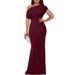 Women's Clothing Elegant Sleeveless Off Shoulder High End Tight Long Formal Party Dress_ecoleips.com