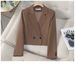 Women’s Clothing This Year's Popular Short Suit Jacket For Women New Spring And Autumn Casual Fashion High End Wear_ecoleips.com