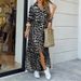 Women's Sexy Single-Breasted Long Shirt Dress Loose Fit Lapel Casual Fashion For Spring Autumn_ecoleips.com