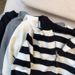 Women's Clothing Women's Slimming Hooded Zip Up Top Style Striped Design For Autumn For Formal & Casual For Women_ecoleips.com