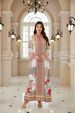 New Style, Fashionable And Elegant Long Dress With Ethnic Style Prints, Hot-fixed Rhinestones, Long Sleeves And A V-neck._ecoleips.com