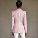 Women's Clothing Double Breasted Slim Fit Blazer Jacket Stylish Elegant New Arrival_ecoleips.com
