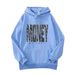 hooded Gray Sweatshirt For Women, 2024 New Autumn And Winter Large Size Loose Fleece Printed Jacket With A_ecoleips.com