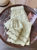 Autumn Fashion Jacquard Females Hollow Out Casual Pant Elastic Waist Straight-Leg Loose Fit Pants Full Length Wide Leg Trousers_ecoleips.com