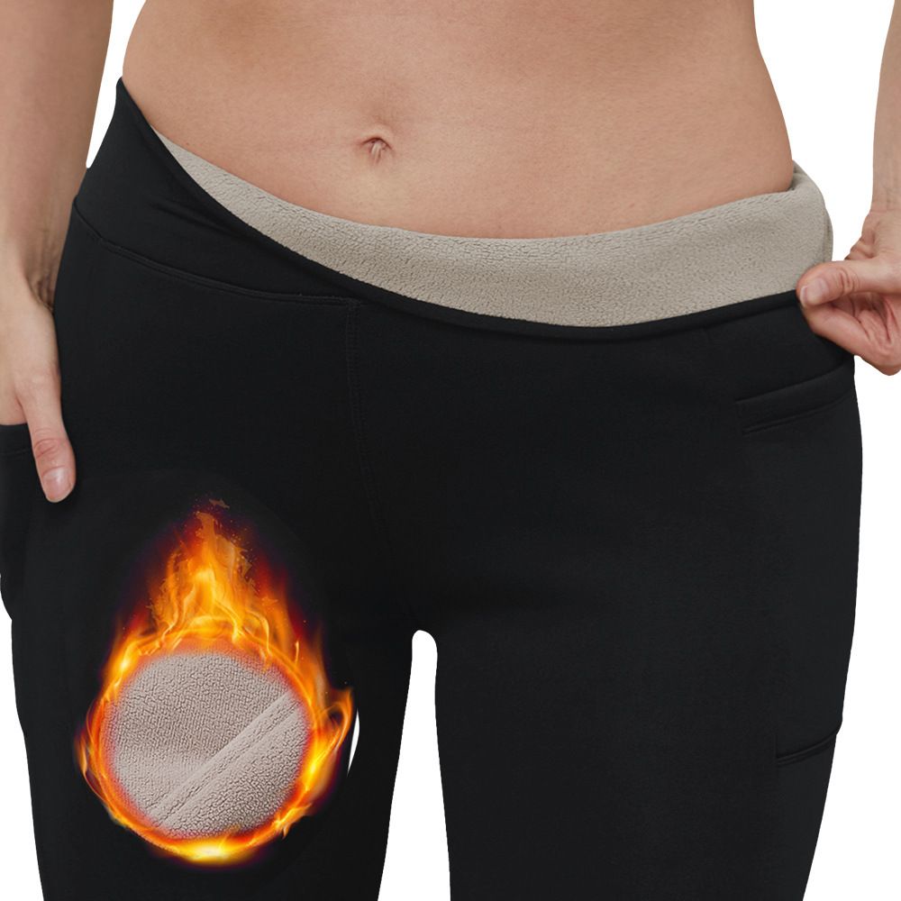 Women's Clothing Thickened Plus Velvet Large Size Leggings High Waist Outer Wear Warm Leggings_ecoleips.com
