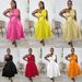Women's Clothing Sexy Solid Color One Shoulder Petal Hollow Dress_ecoleips.com