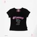 Ins Depressed Bear Personalized Print Solid Color Slim-fit Short-sleeve T-shirt For Women, 2025 Summer New Style,_ecoleips.com
