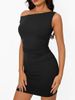 Women's Slim Fit Sleeveless Dress For Spring Summer Clothing_ecoleips.com