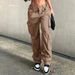 Women's Clothing Street Hip Hop Style Denim Work Trousers Casual Pants Trend_ecoleips.com