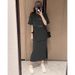 Women's Summer Fashion Set, Tummy Covering Slimming Skirt Two-Piece Set For Plus Size Women 1.0-150kg_ecoleips.com