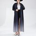 Muslim Long Dress In Gradient Colors, Dubai Arab Women's Dress, Robe, Cross-border Middle Eastern Robe Clothing Factory_ecoleips.com