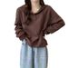 Real Shot Women's Sweatshirt Spring Autumn Thin Loose Korean Style Trendy Student Versatile Long Sleeve Hoodie Top Coat_ecoleips.com