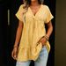 2026 Spring/Summer New Cross-Border European And American Women's Loose Casual Elegant Short-Sleeve Plaid Shirt_ecoleips.com