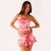 Two-piece Women's Clothing 2025 Summer New Sexy Strapless Tie Beach Short Dress_ecoleips.com
