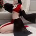Sex Lingerie Underwear Women's Autumn And Winter Sexy Suede Pajamas Color Ribbon Fur Collar Free Set 1401_ecoleips.com