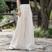 Women's Clothing Textured Linen Versatile Version Lengthen Legs Elegant and Chic Women's Skirt Pants Wide-leg Pants_ecoleips.com