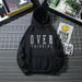 Letter Print Pullover Fleece-lined Hooded Sweatshirt For Women, 2024 Autumn And Winter New Korean Style Loose Versatile_ecoleips.com