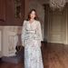Women's Clothing Long Skirt Summer New Elegant Temperament Waist V Neck Dress Female_ecoleips.com