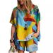Two-Piece Set Spring Summer Outfit For Women Loose Fit Elegant Casual Sports Plus Size_ecoleips.com
