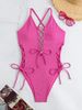 Women's Clothing sexy backless one-piece swimsuit multi-color _ecoleips.com