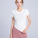 Yujia Spring Hoodies, Short Sleeves, Quick Drying Sports T-shirts, Women's Fitness Yoga Clothes, Tops_ecoleips.com