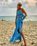 Women's Clothing summer sexy strap irregular sleeveless dress_ecoleips.com