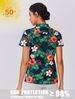 PINSPARK Women's Golf Shirt UPF 50+ Polo Shirts Short Sleeve Tennis Tops Collared With 3 Button Athletic T Shirt_ecoleips.com