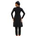 Women's Clothing Muslim Long Sleeved Three Piece Swimsuit For Women Solid Color, Fully Enclosed Sunscreen Skirt Swimsuit_ecoleips.com