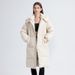 Foreign Trade Cross-Border Long Over-the-Knee Winter New Korean Version Loose Down Coat For Women Thickened Cotton_ecoleips.com
