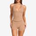 Women's Clothing Halter Neck Fitness Sports Vest Yoga V Neck Push Up Bust Enhancing Sexy Back Running Pilates_ecoleips.com