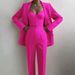 Women's clothing new high-quality casual temperament commuting fashion OL professional women's suit bra pants suit_ecoleips.com