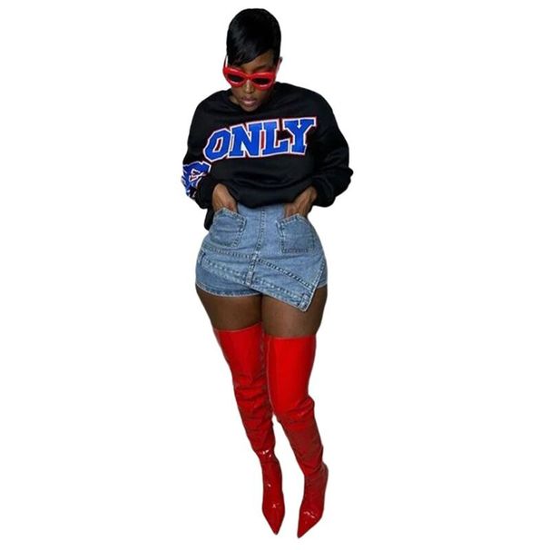 Women's Clothing Casual Stretch Shorts Fashion Front And Back Two Way Wear Jeans_ecoleips.com