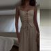 Women's Clothing summer new pure desire sexy hollow strap top casual wide leg pants suit_ecoleips.com