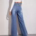 Women's Clothing Cat Whiskers And Maliu Loose High Waist Wide Leg Jeans_ecoleips.com