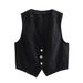 Spring New Women's Fashion Vest And Denim 2025 Short Skirt Set_ecoleips.com