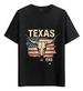 Women's T-Shirts Tshirt Muscle Freaks Skull Cowboy Style Texas 1948_ecoleips.com