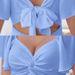 Women's Square Neck Short Sleeve Smocked High-Waist Midi Dress With Back Bow Knot, A-Line Vacation Dress_ecoleips.com