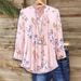 3D Digital Printing Cross-border Best-selling Women's Solid Color White Button-up Shirt, Loose Casual Style, POD_ecoleips.com
