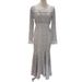 Women's Clothing Slim Chiffon Baby Collar Long Sleeve Floral Slim Dress_ecoleips.com