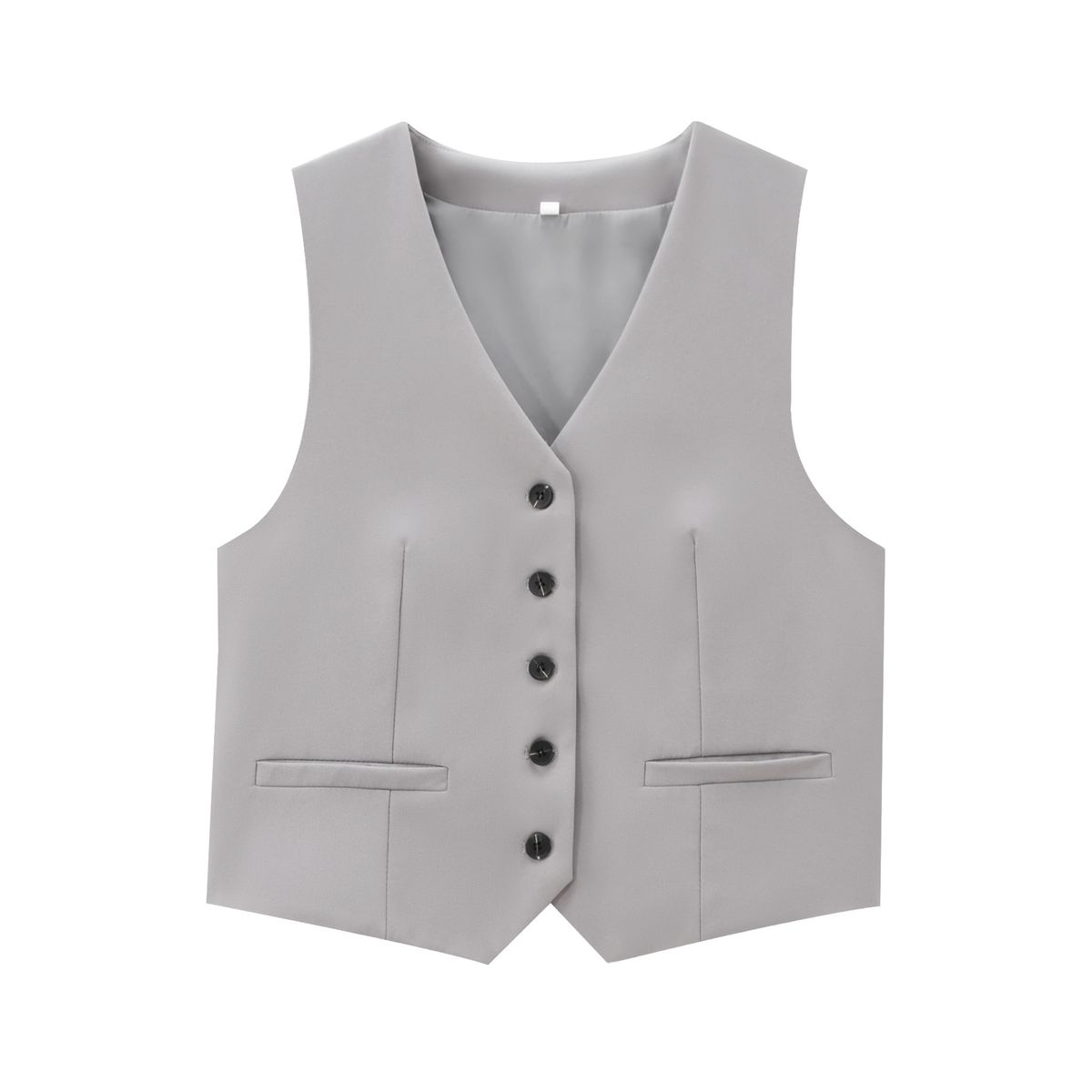 Women's Clothing Autumn And Winter New Fashion Casual Suits Slim V Neck Sleeveless Vest Vest Versatile Double Pleated High Waist Wide Leg Pants_ecoleips.com