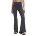 High Waisted, Slimming, Slightly Flared Yoga Pants For Women, Hip Lifting, Slimming, Stretchy, Suitable For Pilates Workouts, Fitness Pants D26017_ecoleips.com