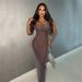 Sheer Mesh Backless Bodycon Dress – Rhinestone Embellished Sleeveless Mermaid Gown (S-XXL, Black/Brown, Elegant Evening & Party Wear For Women)_ecoleips.com