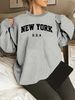 2026 Women's European And American Printed Crew Neck Sweater_ecoleips.com