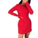 Women's Clothing Summer New Style Temperament One-shoulder Solid Color Beaded High Waist A-line Short Dress_ecoleips.com