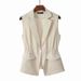 Women's Clothing Suit Vest Waistcoat For Women With Slim Waist And Temperament Versatile Short Vest Spring And Autumn New Style_ecoleips.com