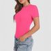 Slim-Fit Quick-Dry Workout T-Shirt – Stretchy Muscle Tee For Running & Gym | Sexy Crop Top For Women (Xs-Xl)_ecoleips.com