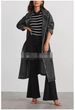 Women's Long Denim Trench Coat With Belt - Classic Blue & Black Casual Streetwear Jacket For Spring & Summer_ecoleips.com